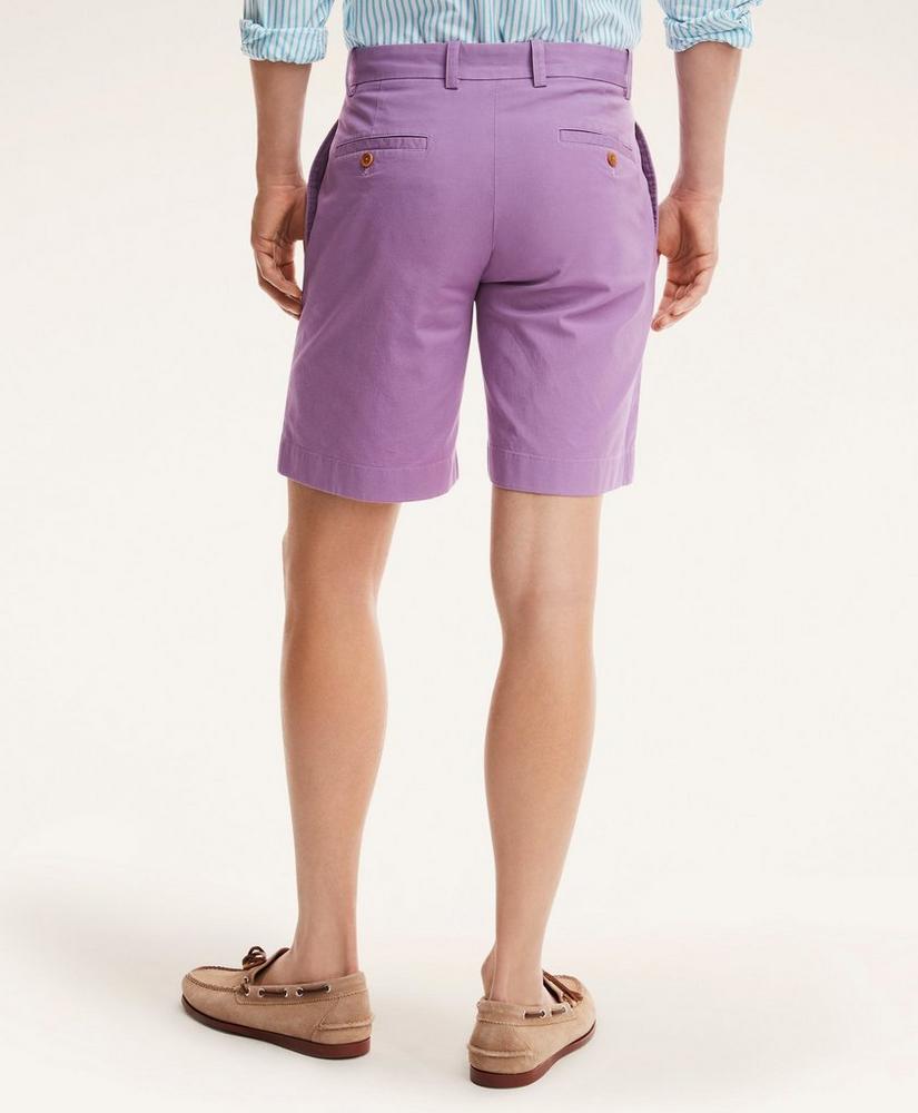 9" Stretch Supima® Cotton Poplin Shorts, image 2