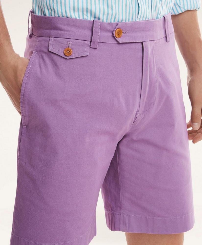 9" Stretch Supima® Cotton Poplin Shorts, image 3