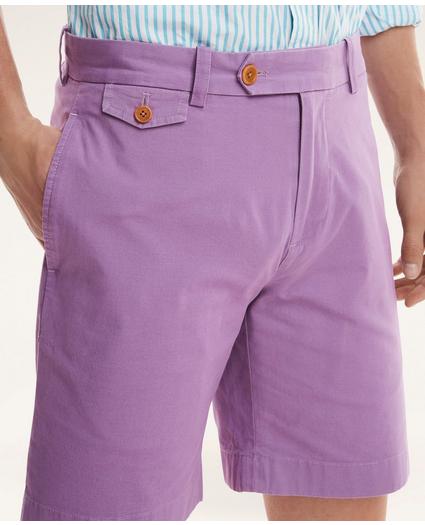 9" Stretch Supima® Cotton Poplin Shorts, image 3