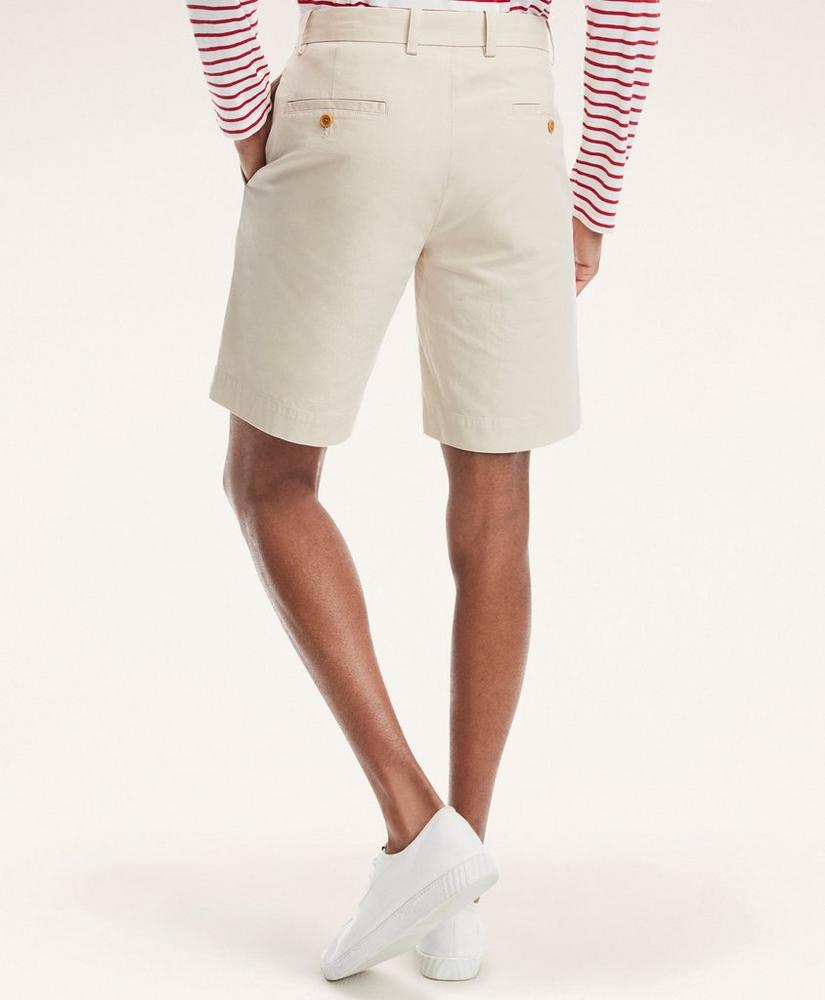 9" Stretch Supima® Cotton Poplin Shorts, image 4