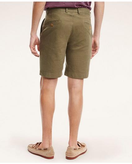 Stretch Cotton Linen Shorts, image 3