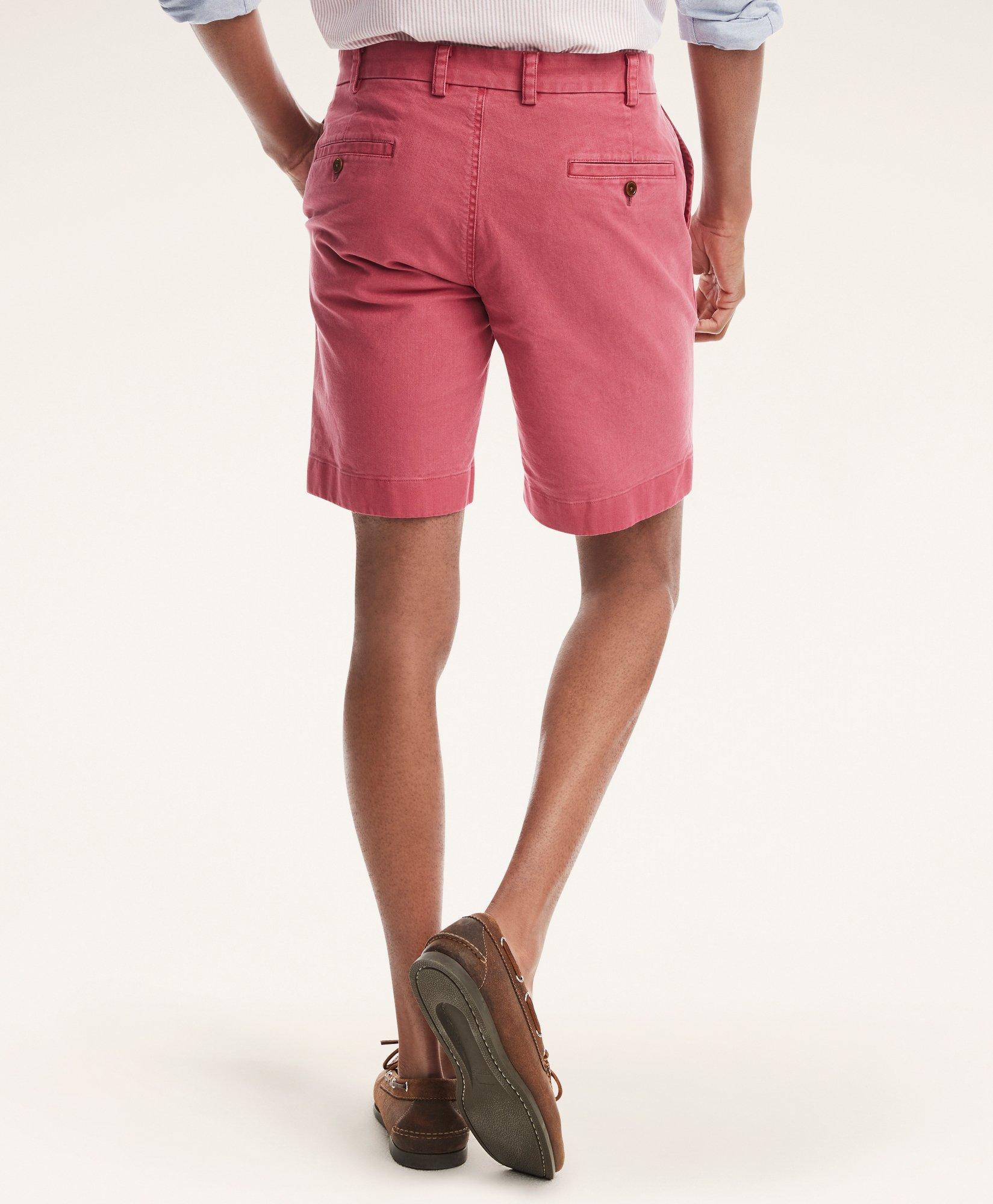 Cotton canvas shorts