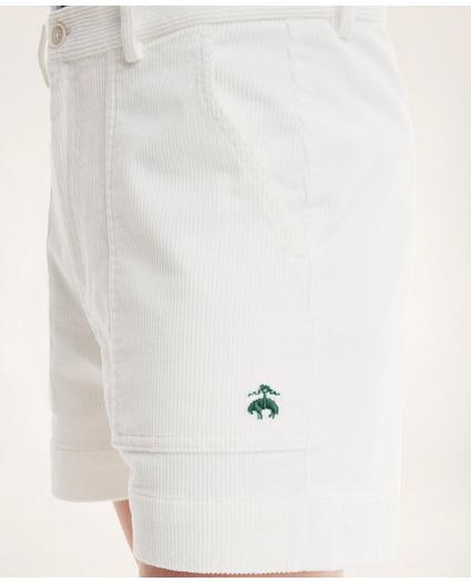 Stretch Cotton Wide Wale  Corduroy Shorts, image 4