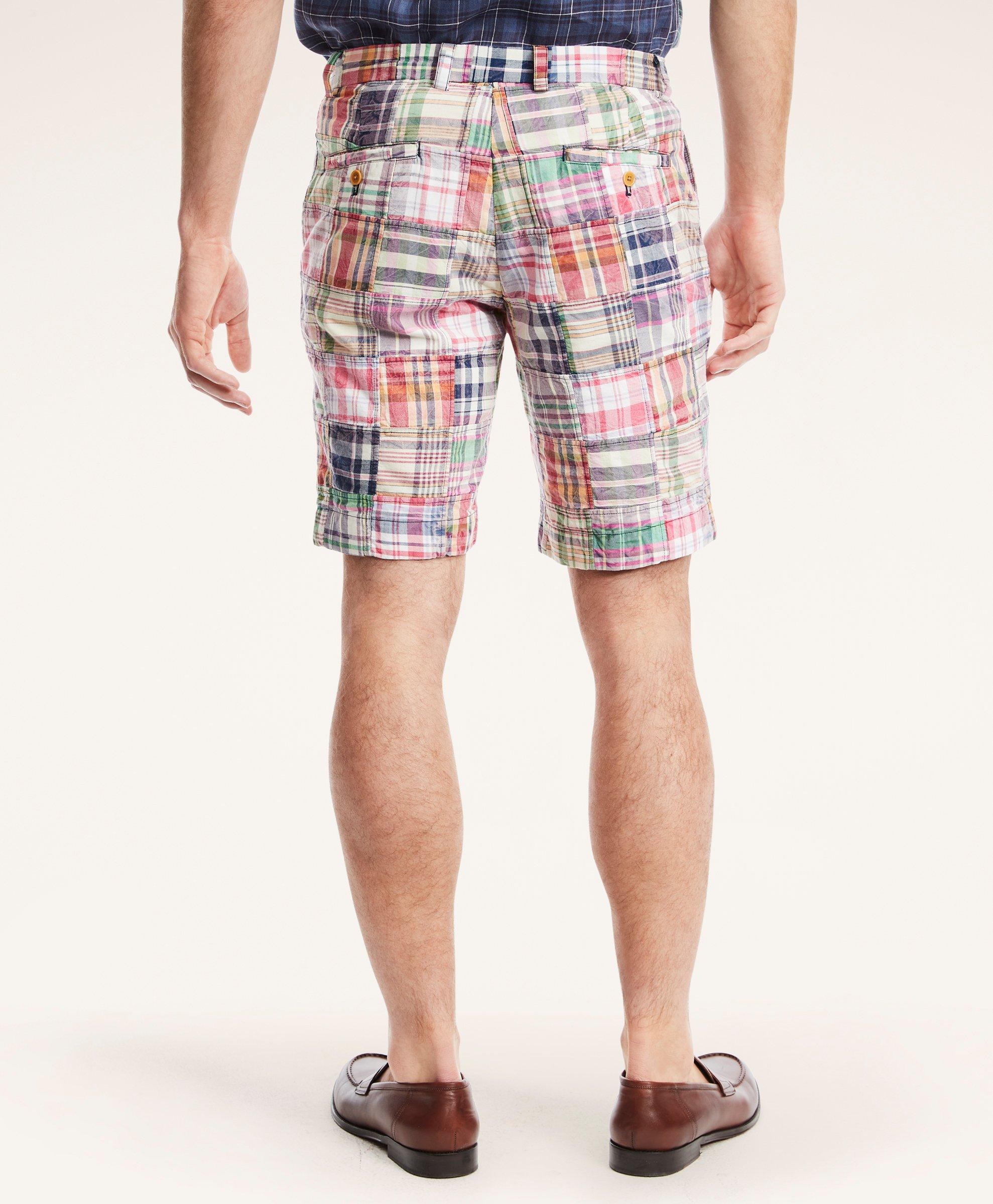 Polo madras outlet shorts