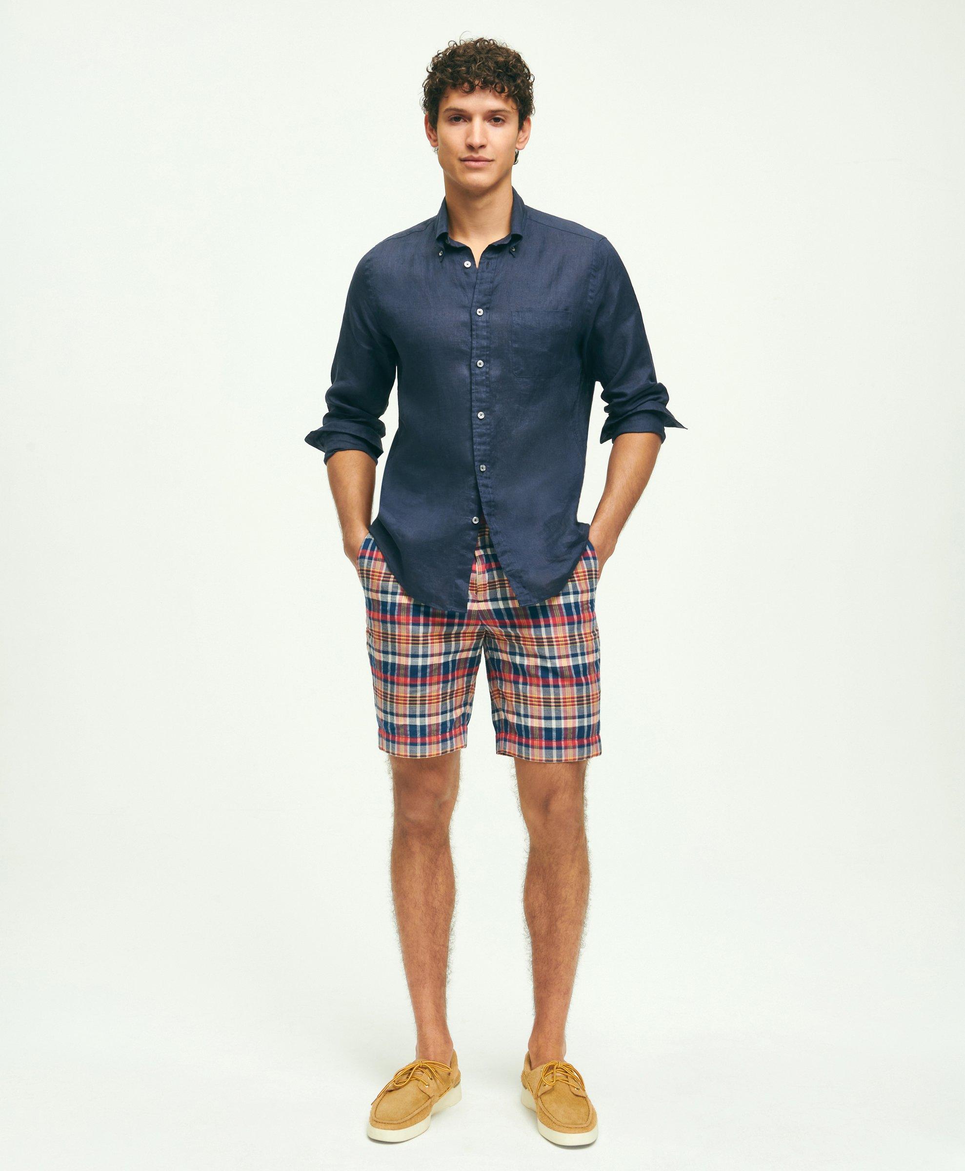 Cotton Madras Shorts