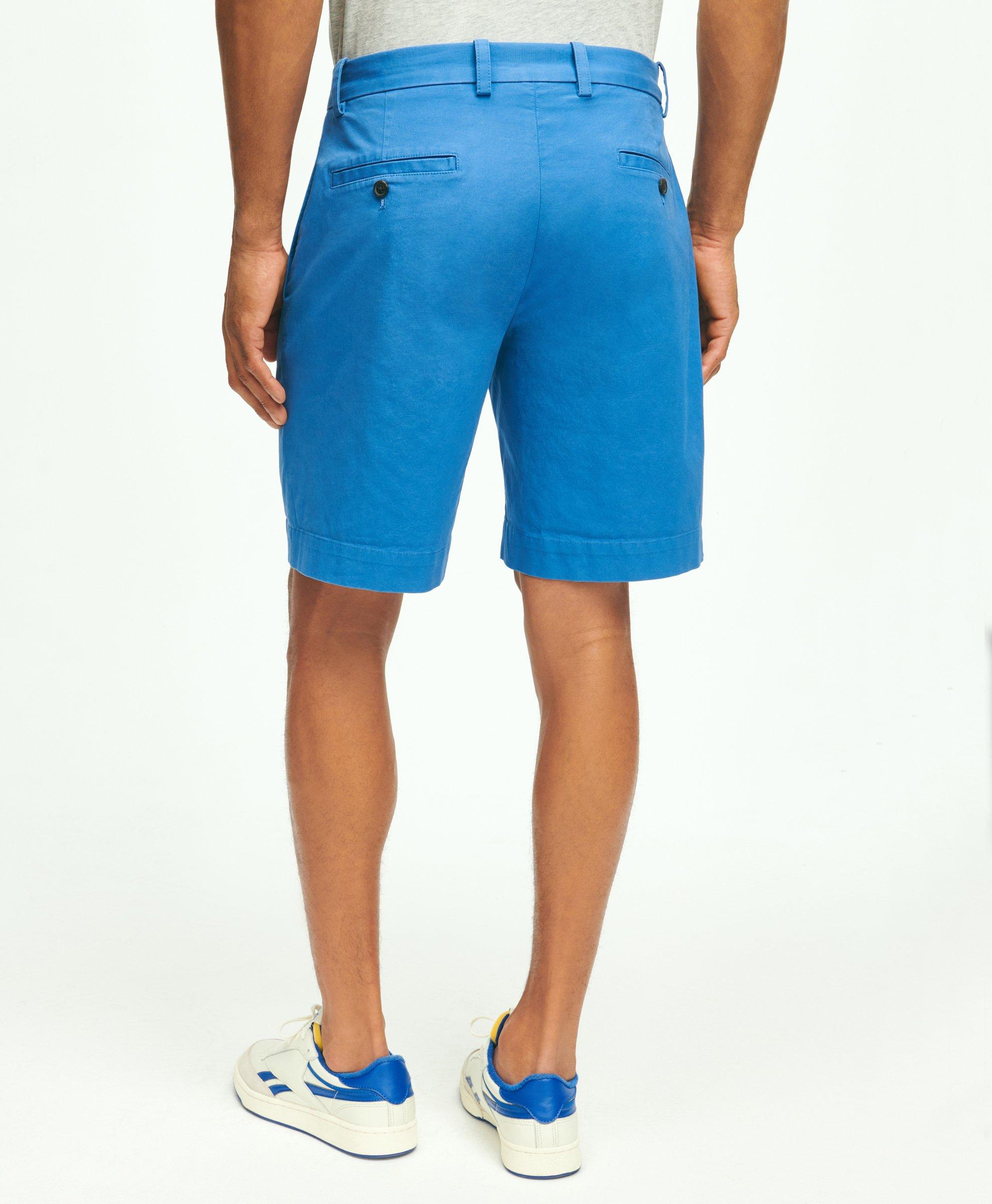 9" Stretch Supima® Cotton Poplin Shorts