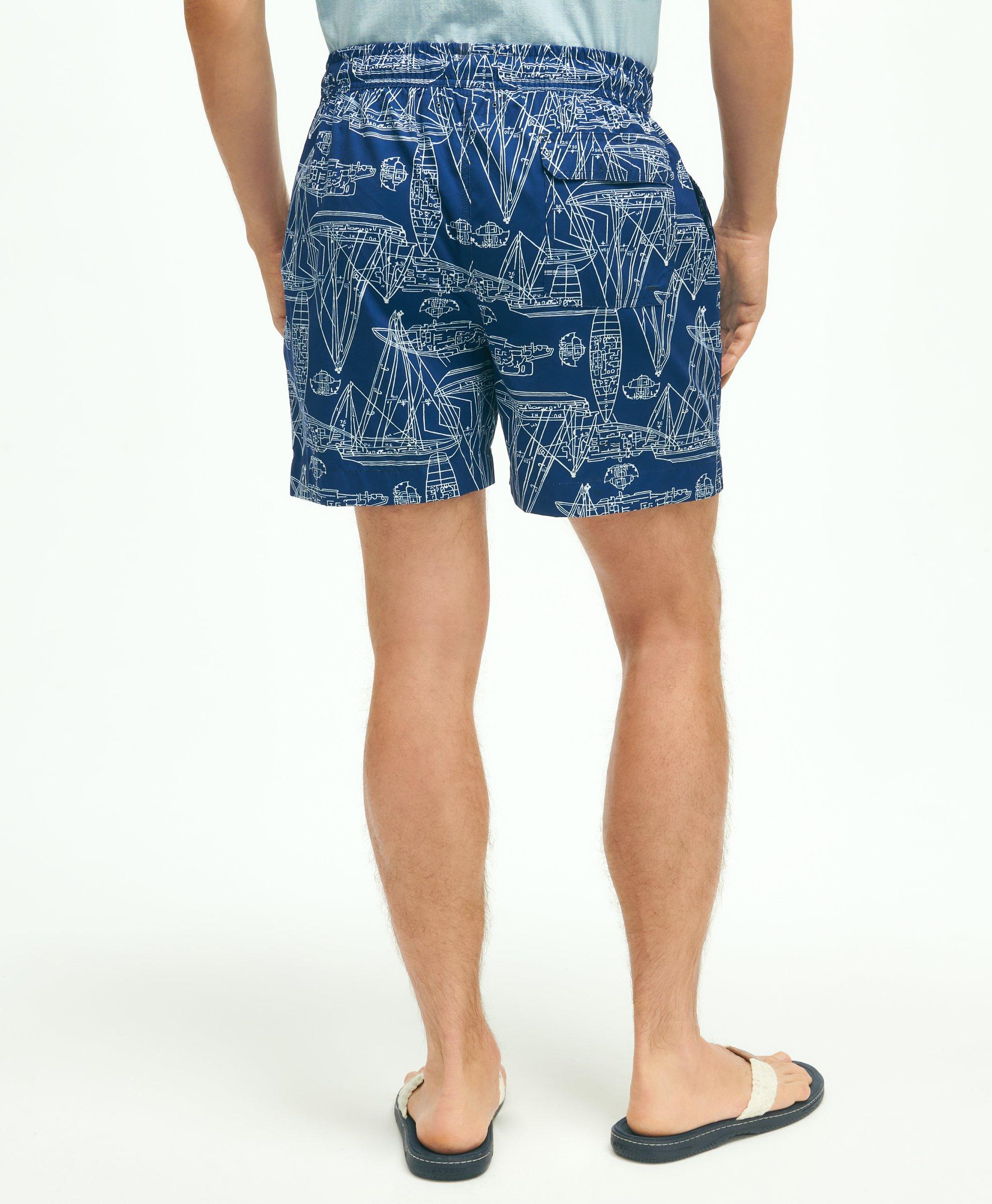 Brooks Brothers Lifesaver Montauk Swim Trunks