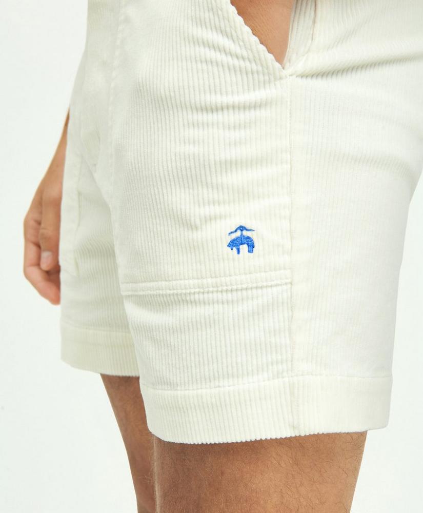 Stretch Cotton Wide-Wale Corduroy Shorts, image 4
