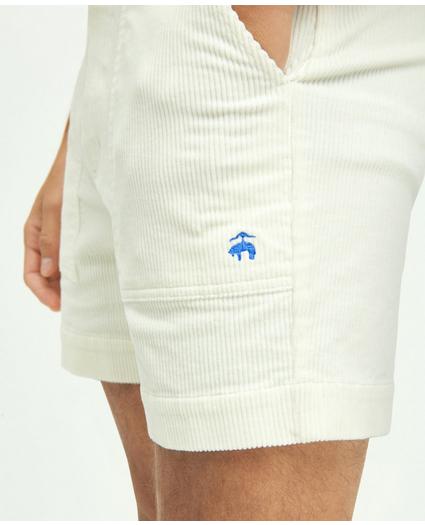 Stretch Cotton Wide-Wale Corduroy Shorts, image 4