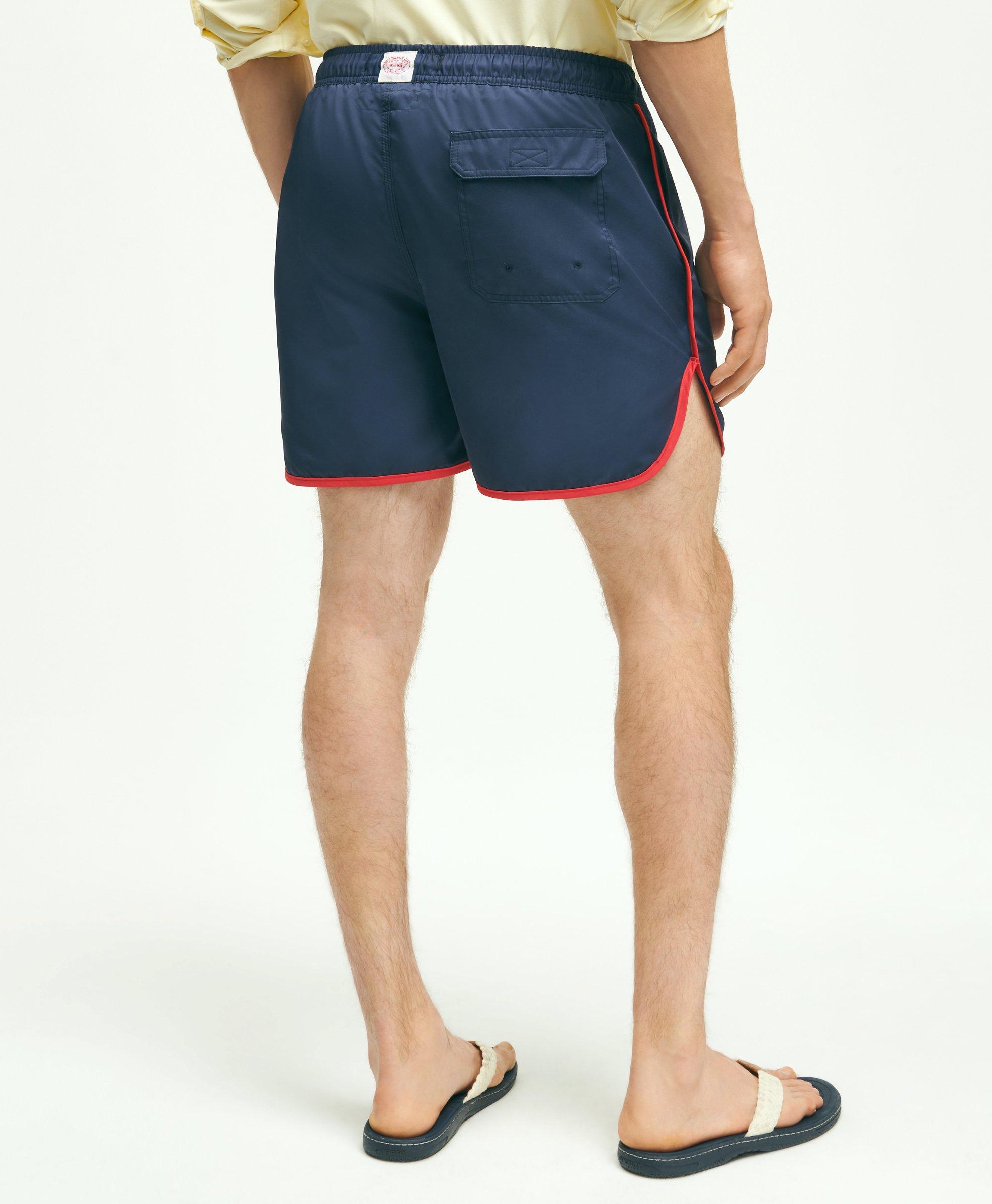 Brooks Brothers Men's 5 Classic Swim Trunks | Navy | Size Small - Shop Holiday Gifts and Styles