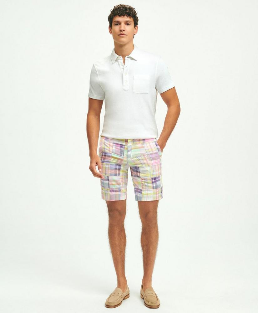 Cotton Pastel Madras Shorts, image 5