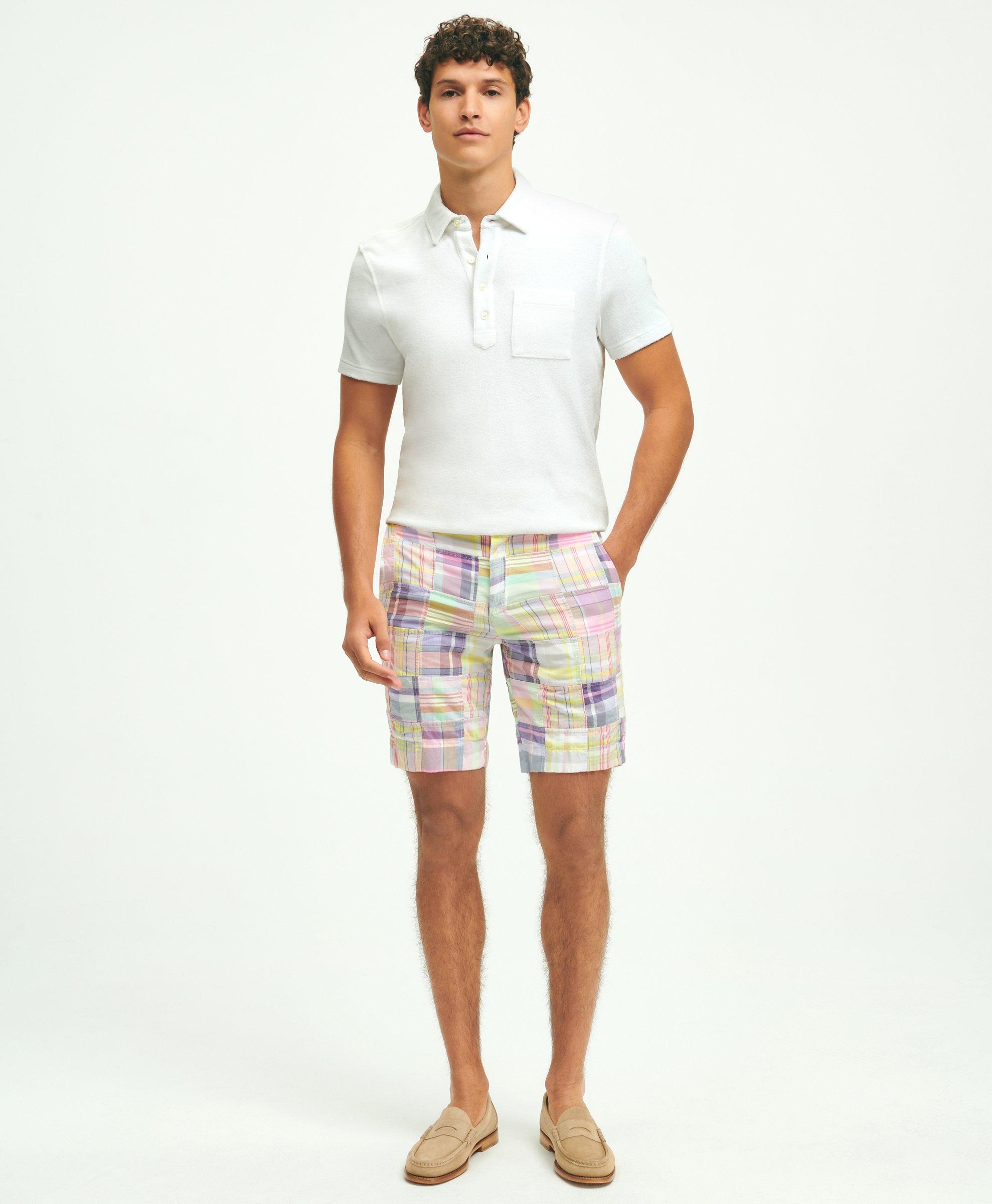 Polo madras cheap shorts