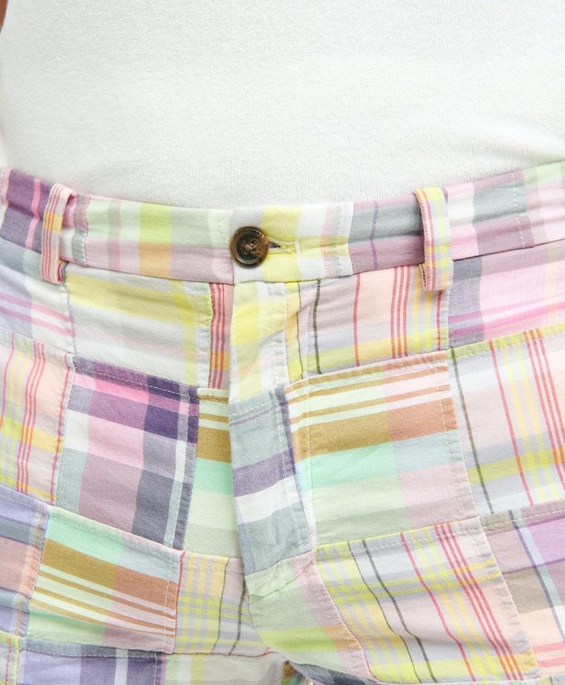 Cotton Pastel Madras Shorts, image 3