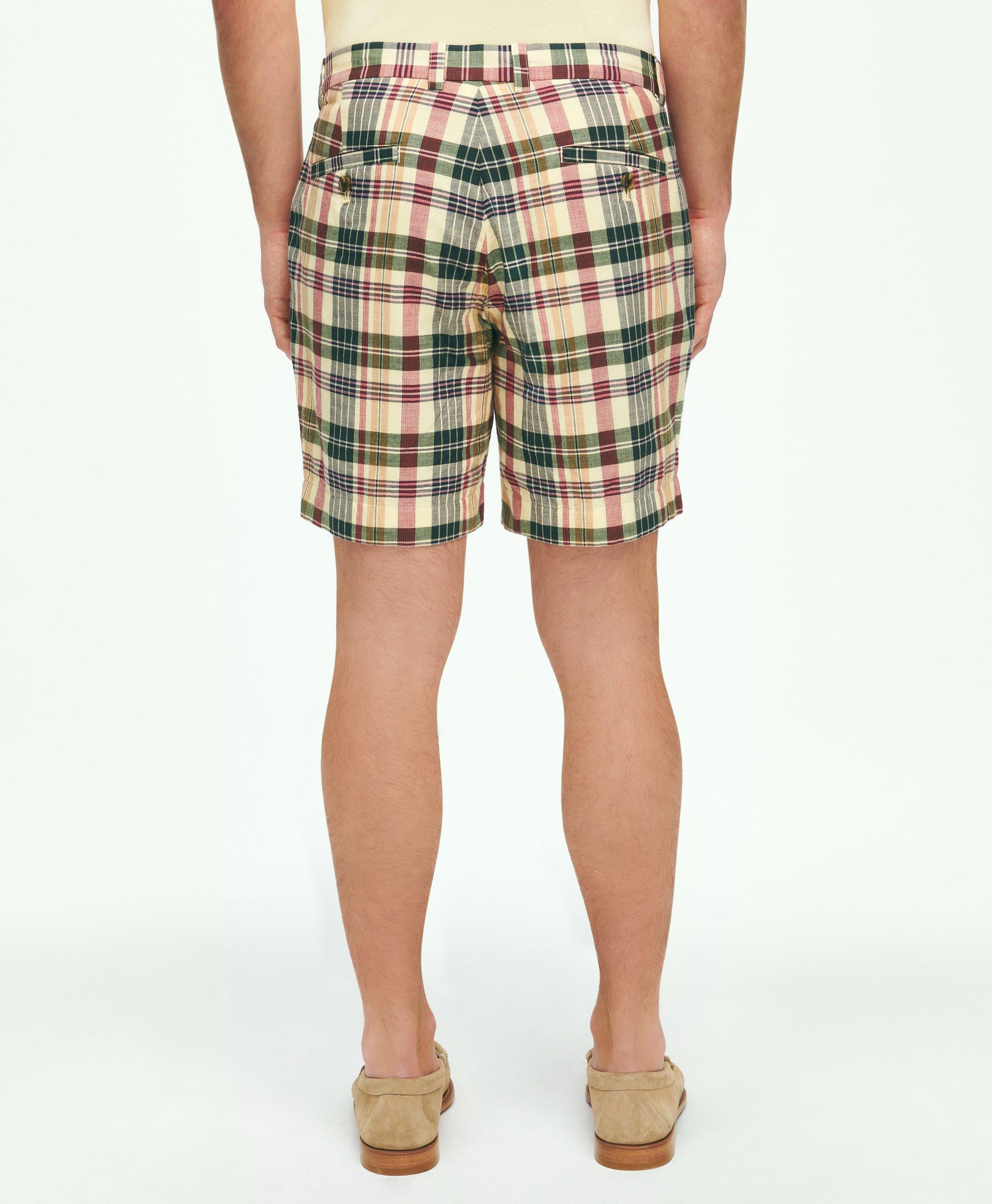 7 Cotton Madras Shorts