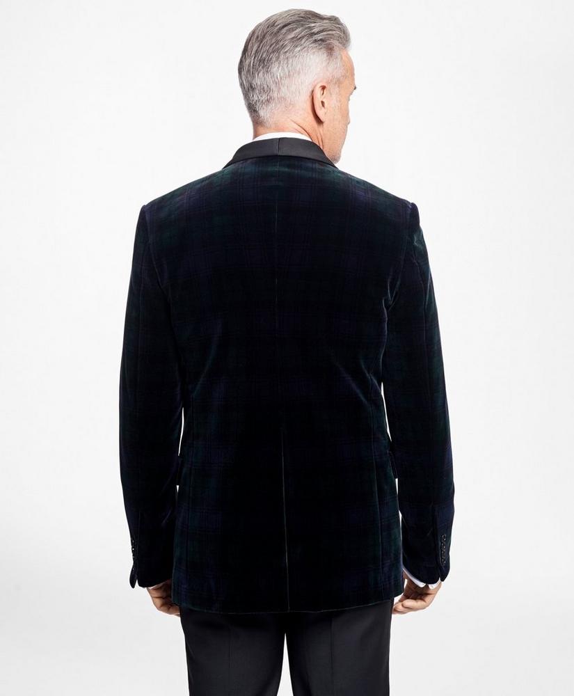Regent Fit Black Watch Shawl Collar Tuxedo Jacket, image 3