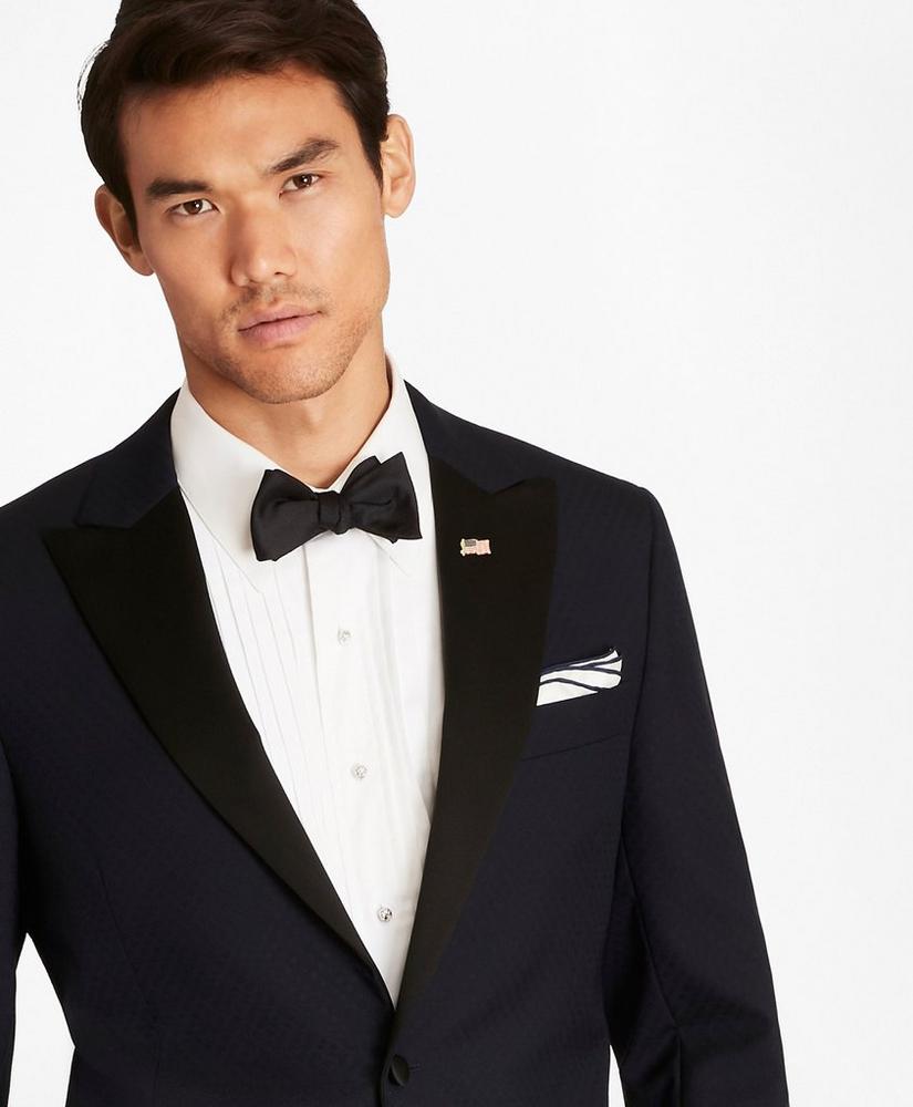 Regent Fit One-Button Jacquard Tuxedo, image 3