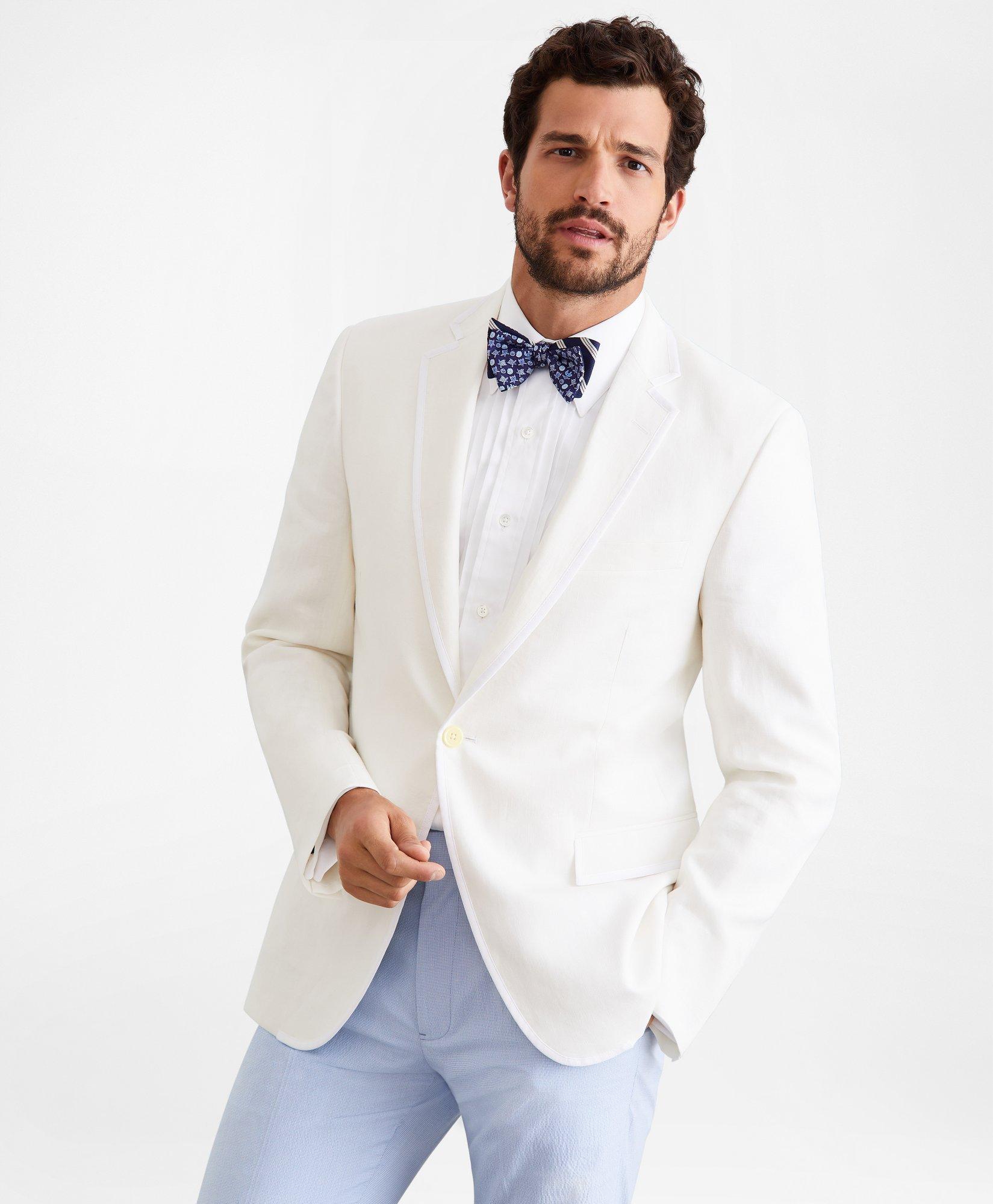 Linen tuxedo cheap jacket