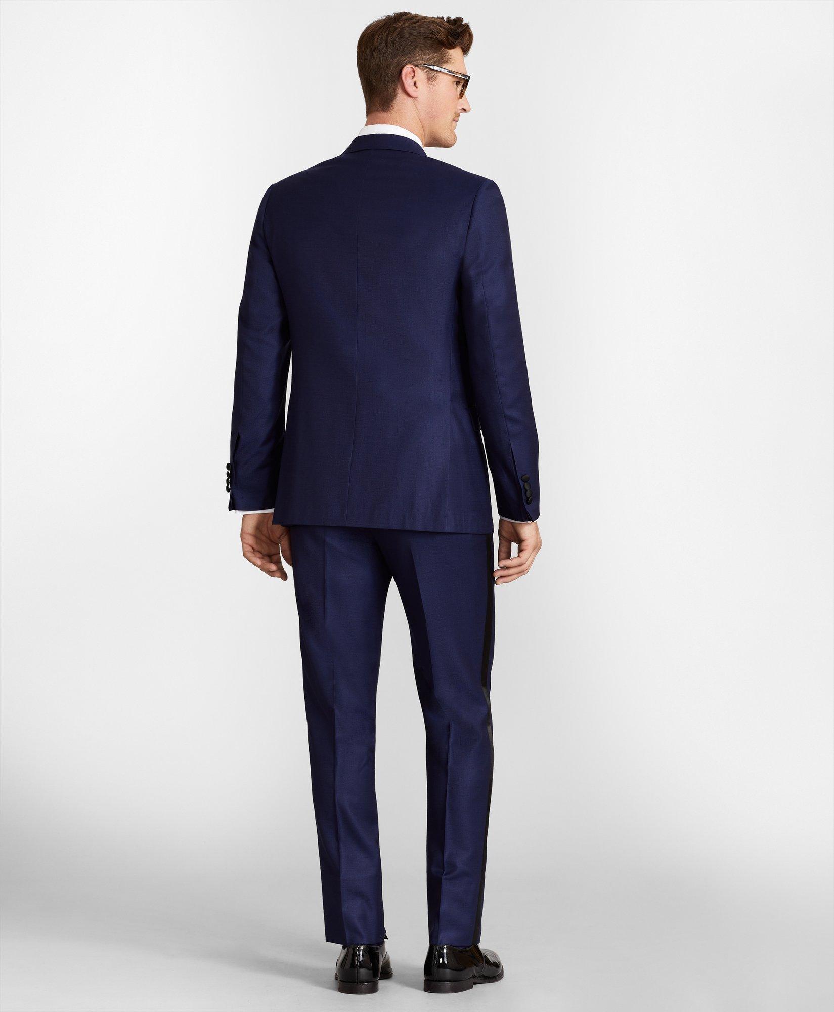 Brooks Brothers Men's Regent Classic-Fit Two-Button 1818 Blazer | Navy | Size 46 Long - Shop Holiday Gifts and Styles