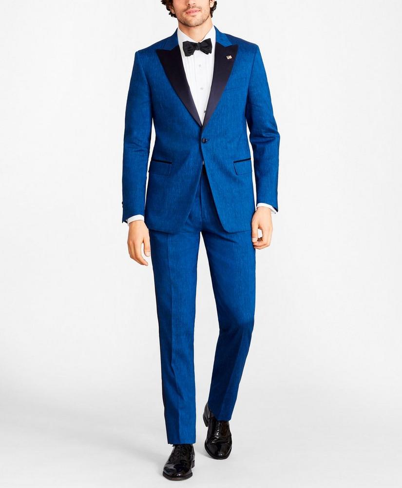 Regent Fit Linen and Wool One-Button Tuxedo, image 1