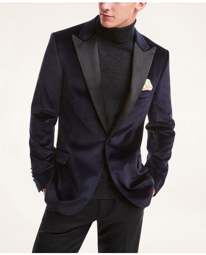 Regent Fit Velour Tuxedo Jacket, image 1