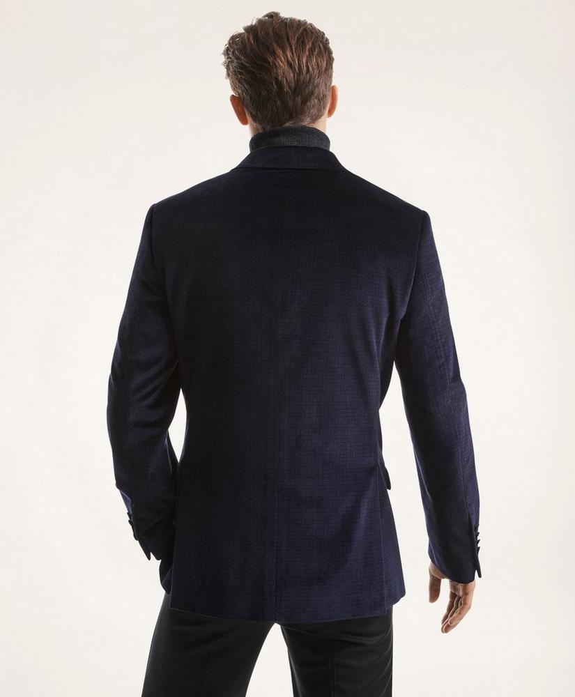 Regent Fit Velour Tuxedo Jacket, image 4
