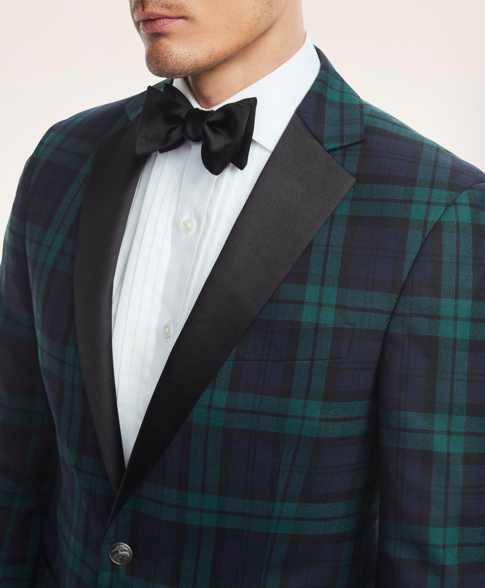 Regent Fit Lambswool Black Watch Tuxedo