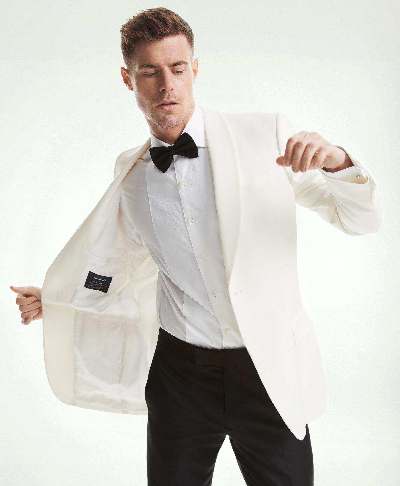 Brooks brothers sale white dinner jacket