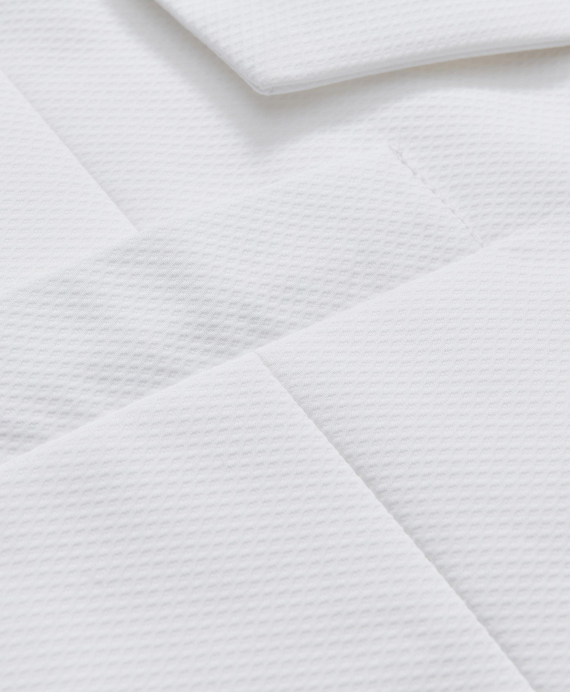 Made-in-USA White Pique Formal Vest main image 1