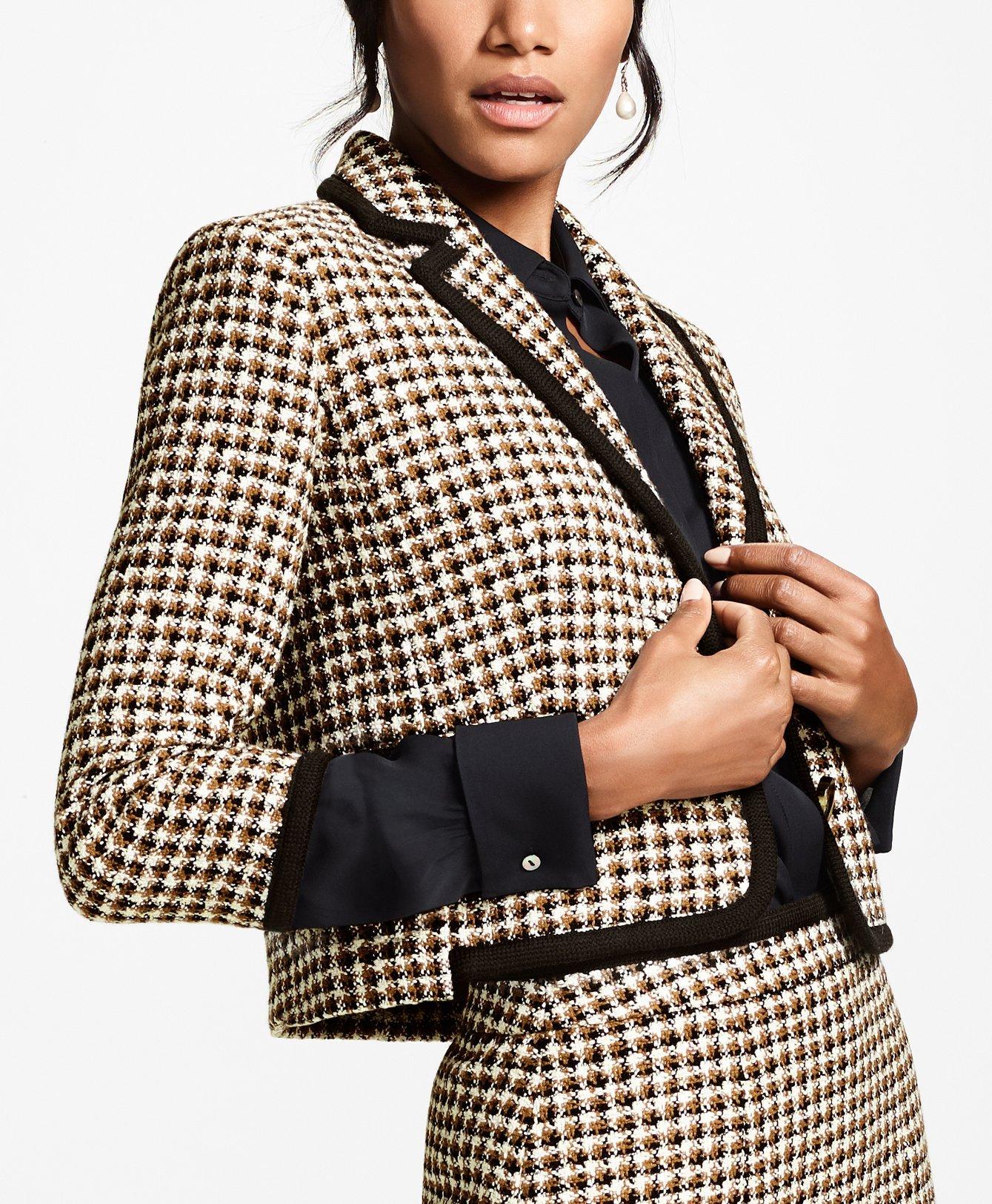 Ladies tweed 2024 jacket sale