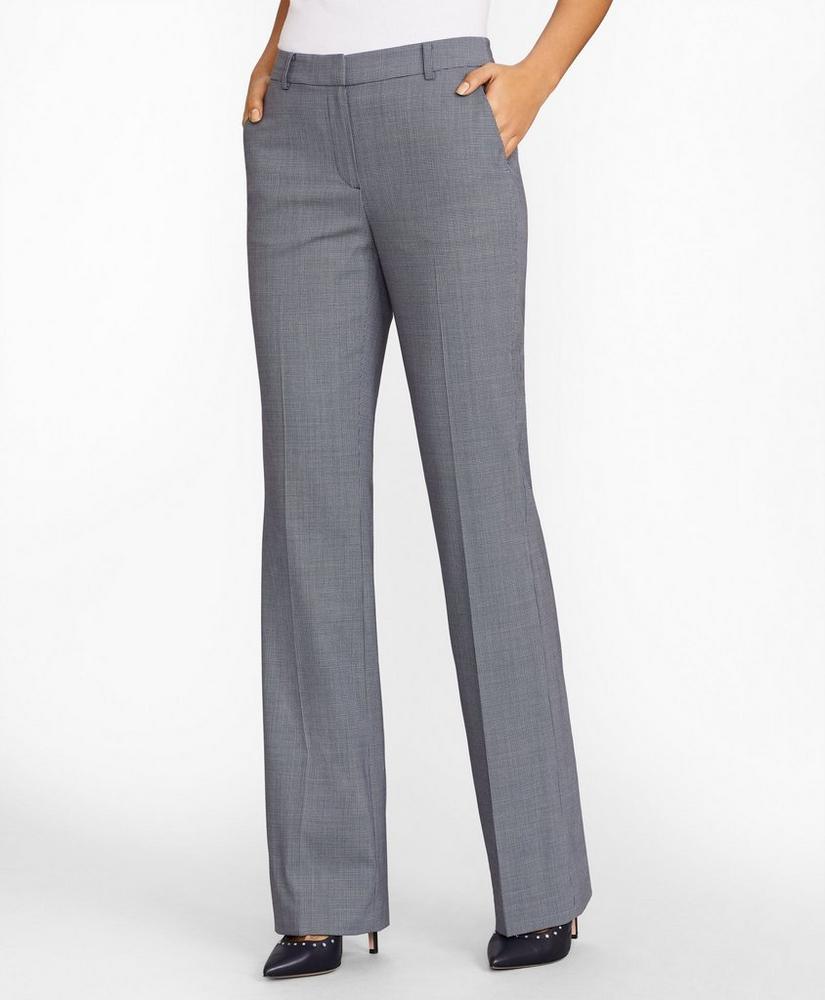 Petite Houndstooth BrooksCool® Merino Wool Pants, image 1