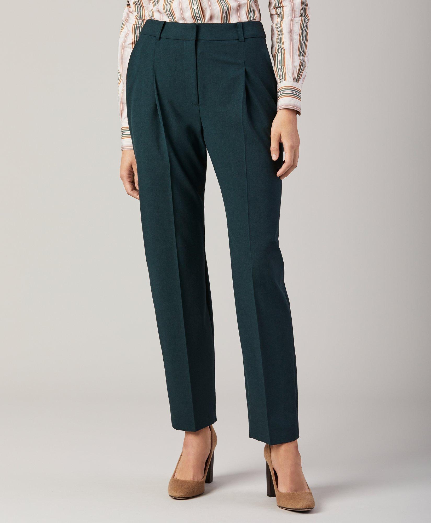 Petite Stretch Wool Pants