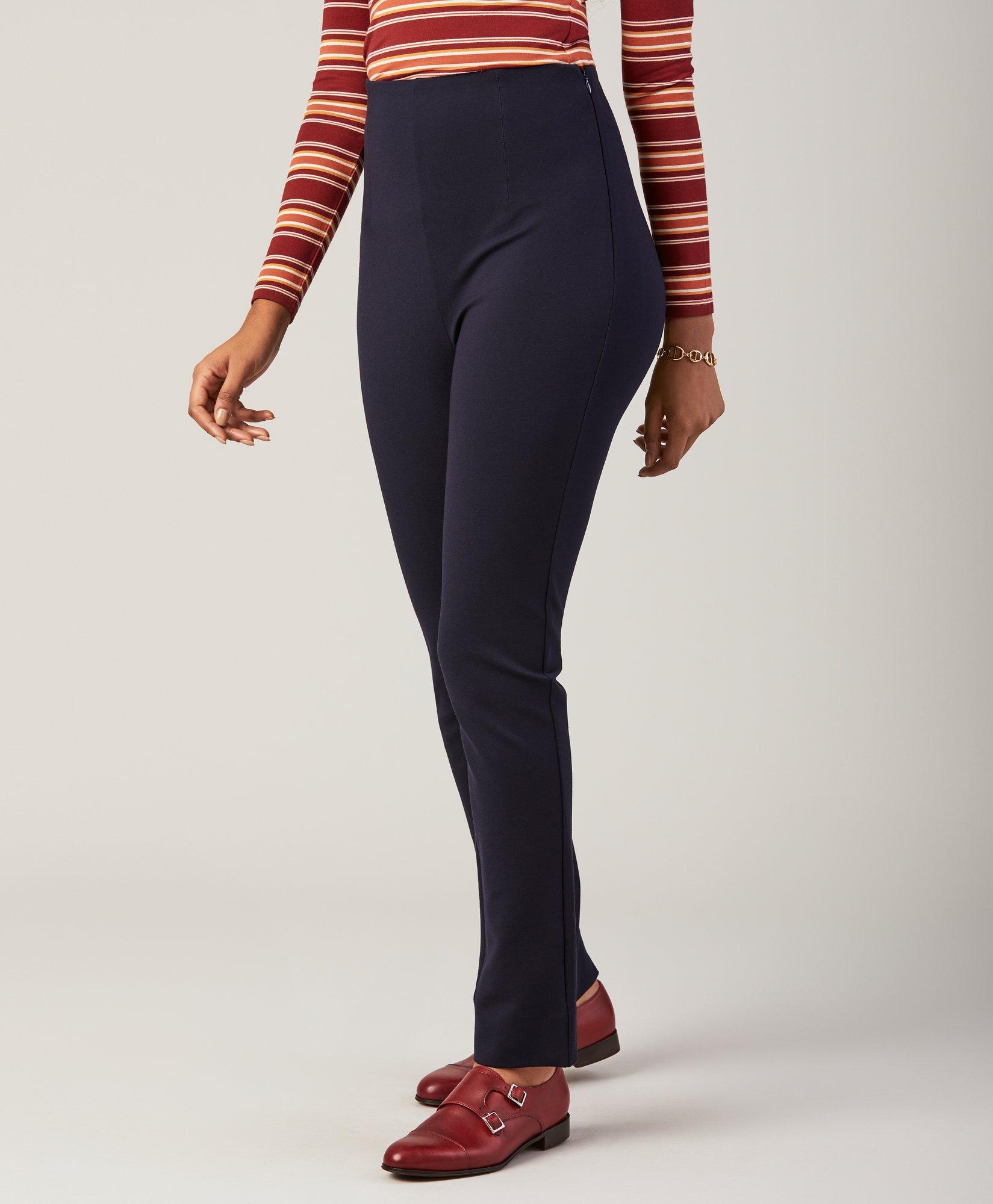 HIGH-RISE PONTE KNIT LEGGINGS