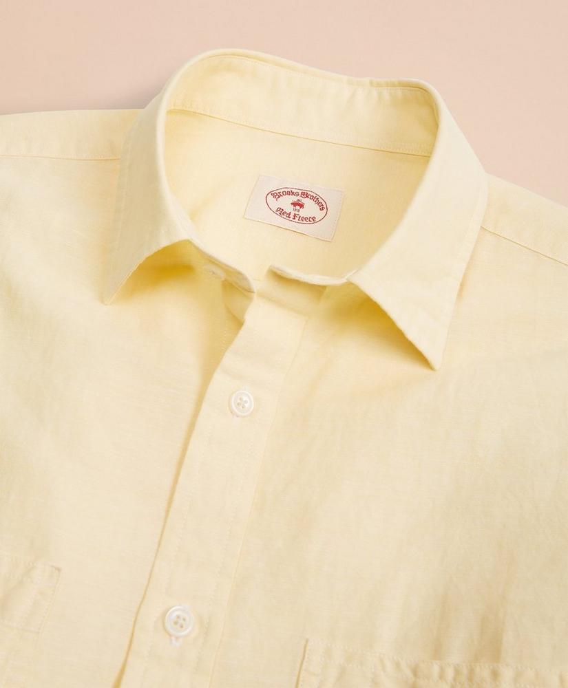 Linen-Cotton Chambray Sport Shirt, image 3