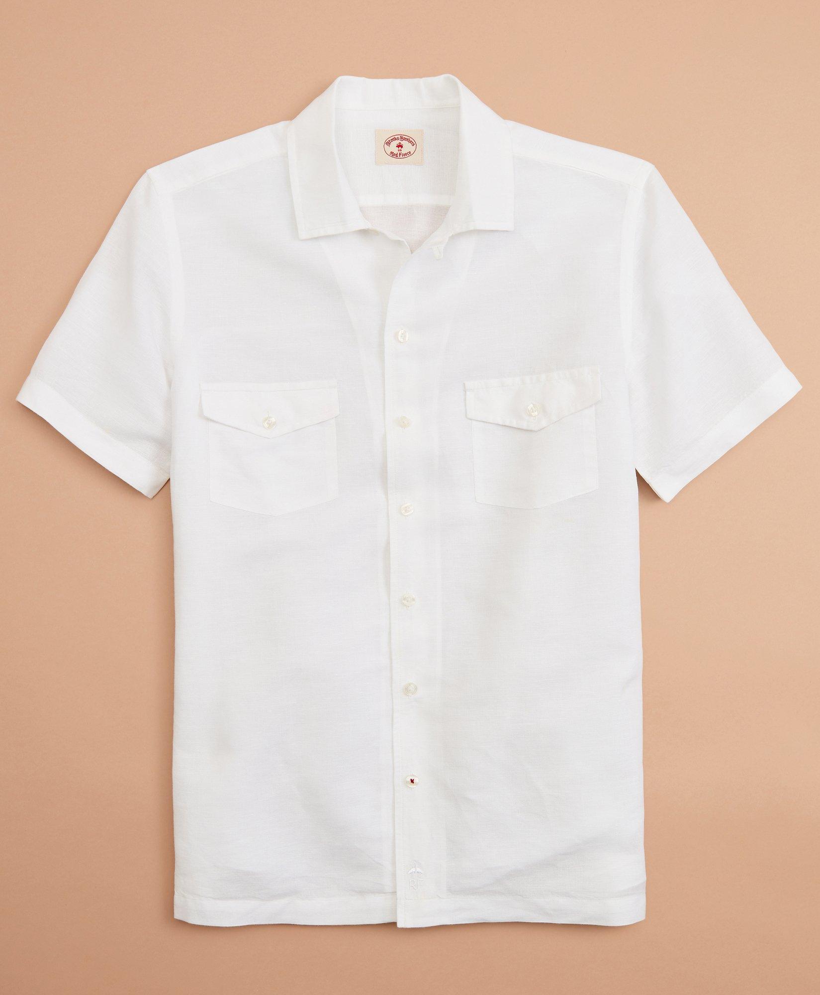 Linen Cotton Short Sleeve Shirt