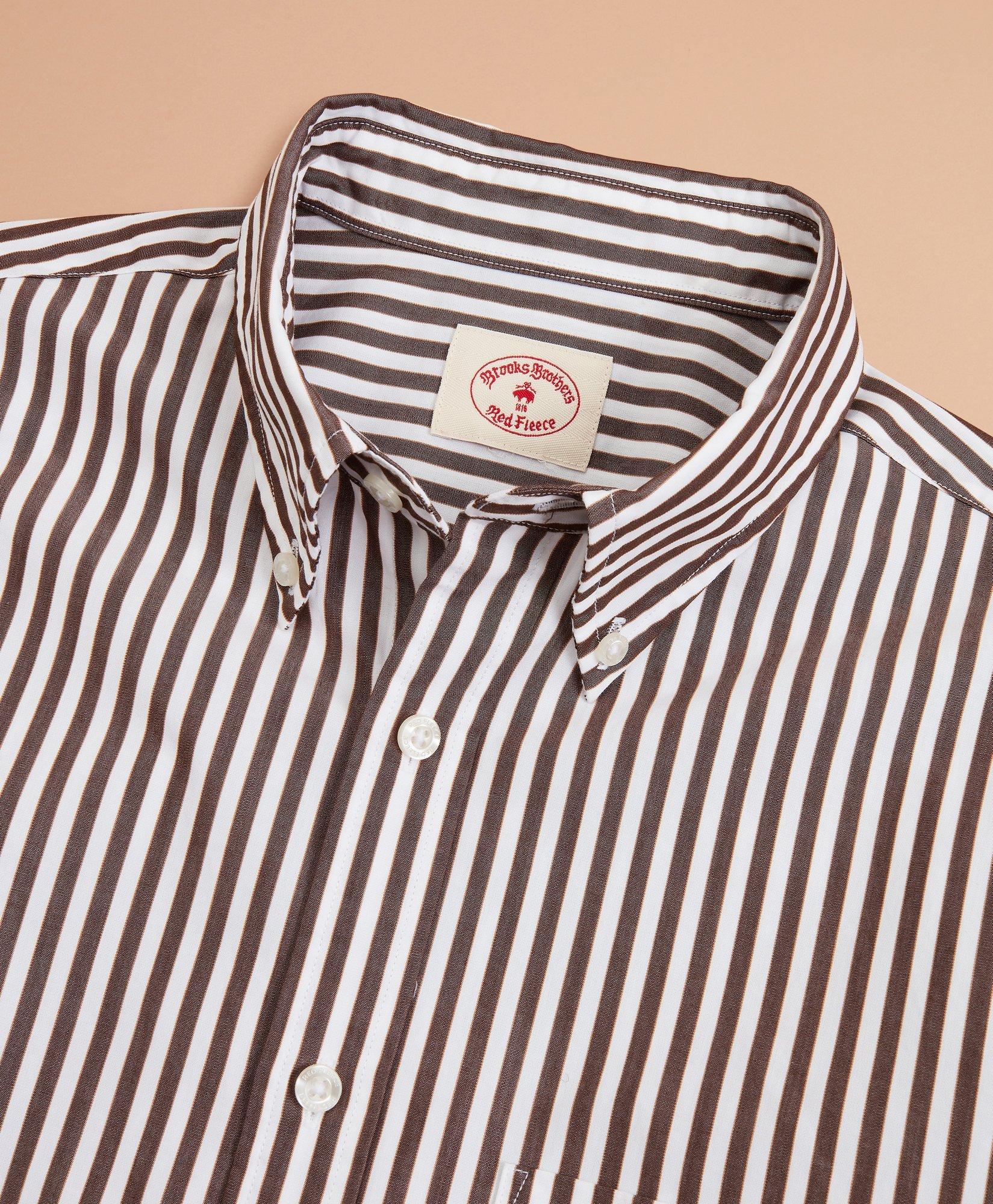 Striped Cotton Broadcloth Shirt