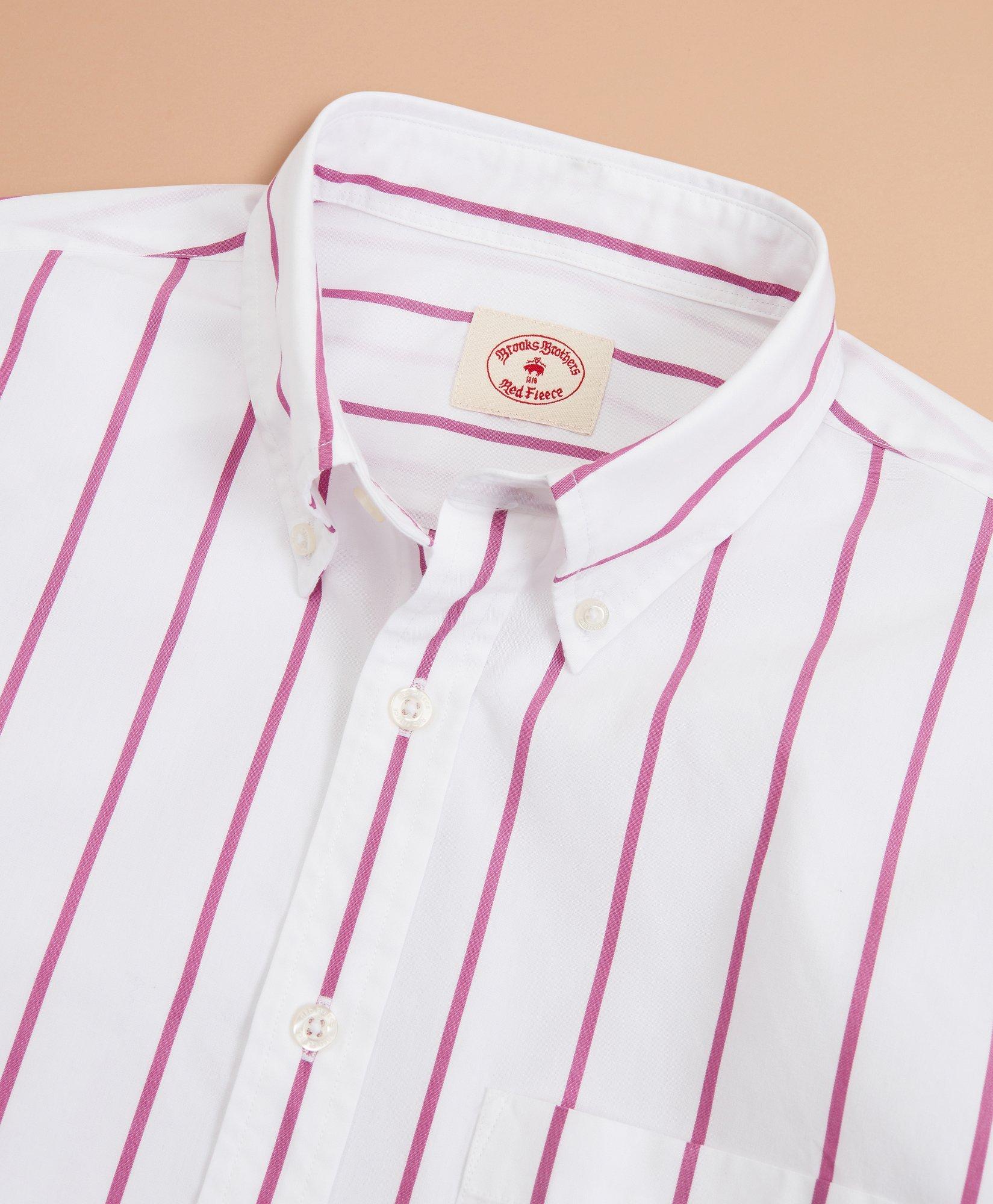 Striped Cotton Broadcloth Shirt