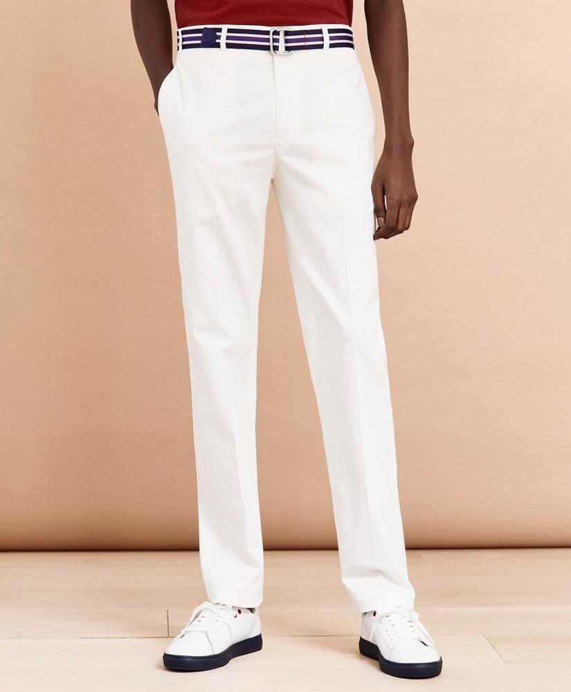 Cotton-Blend Stretch Trousers, image 1