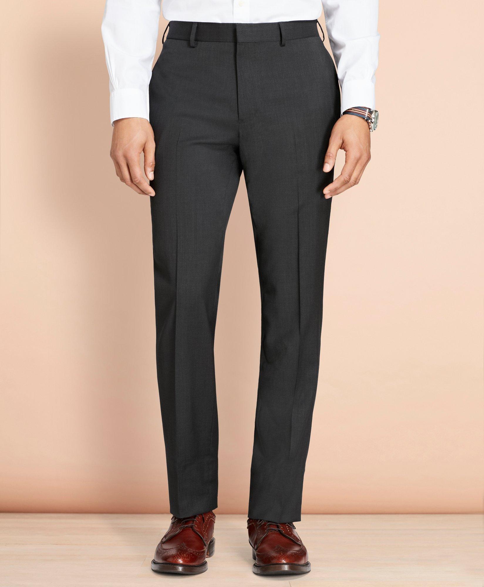 Wool Twill Suit Trousers