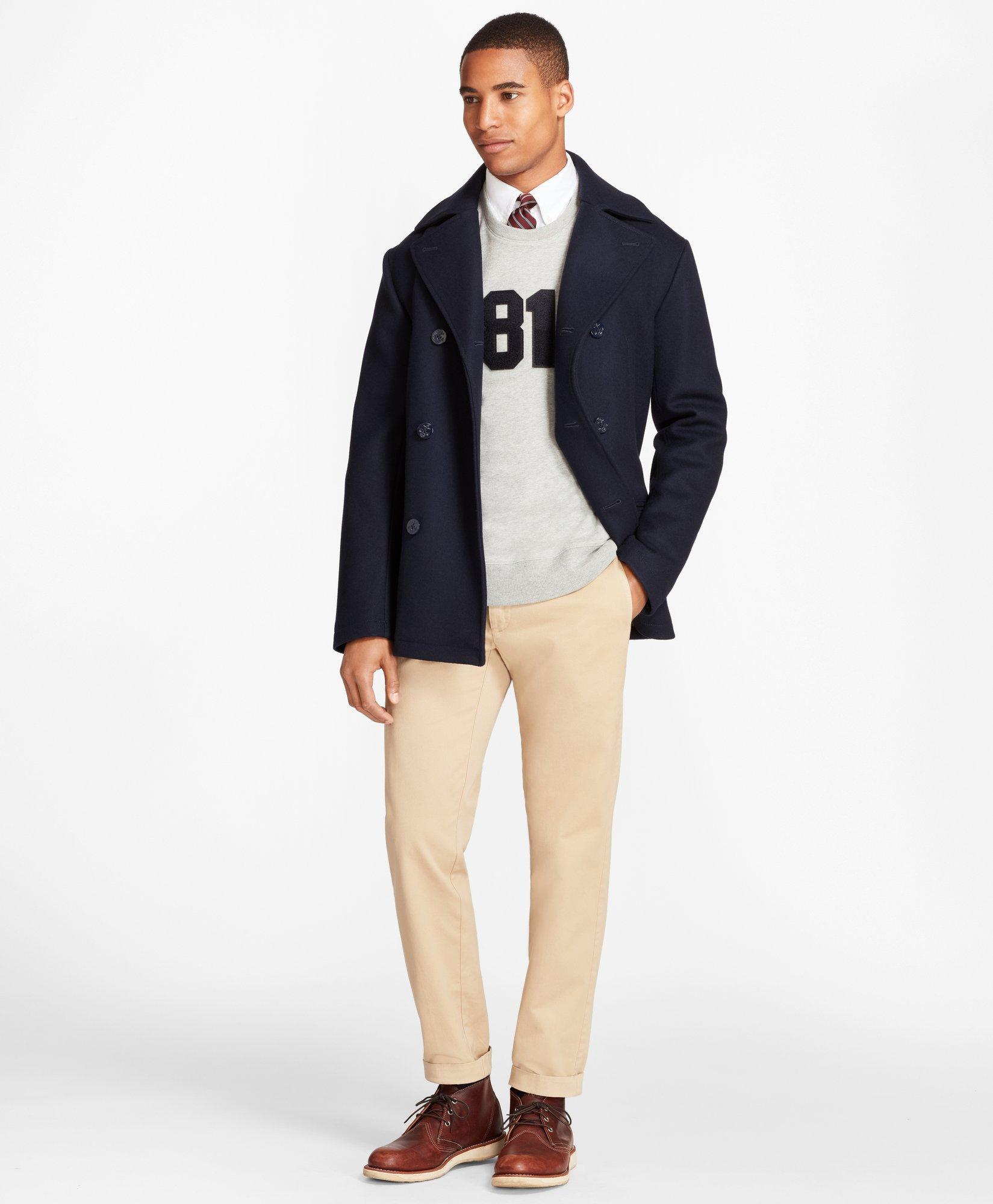 brooks brothers pea coat