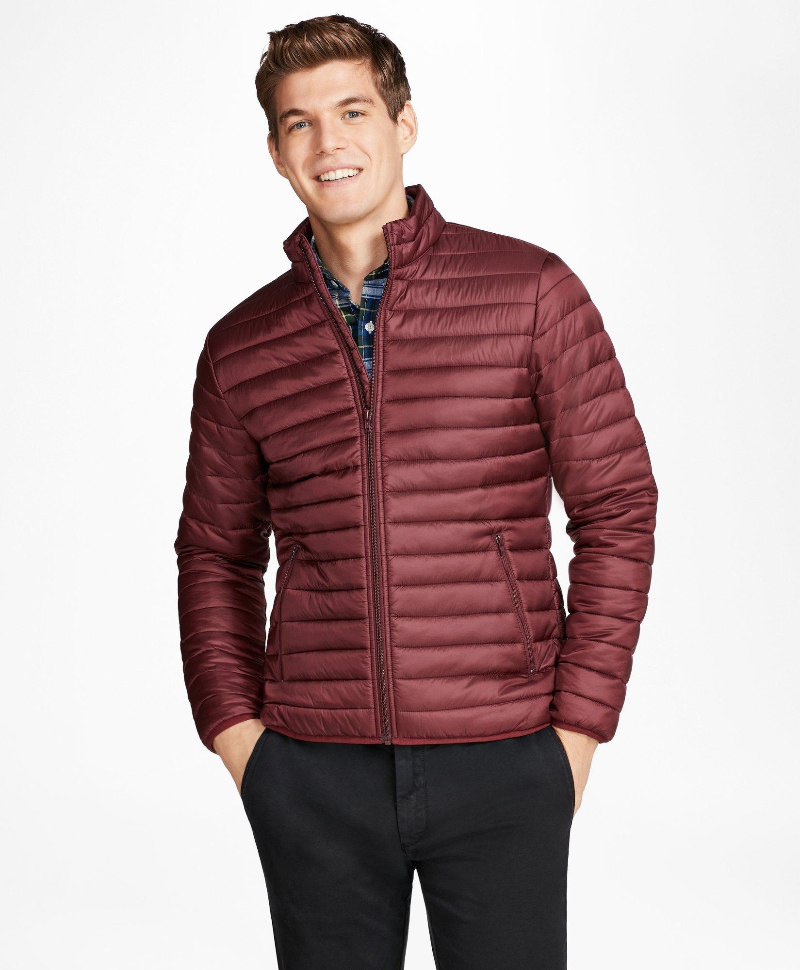 Brooks Brothers Men's Reversible Down Puffer Jacket | Red | Size 2XL - Shop Holiday Gifts and Styles
