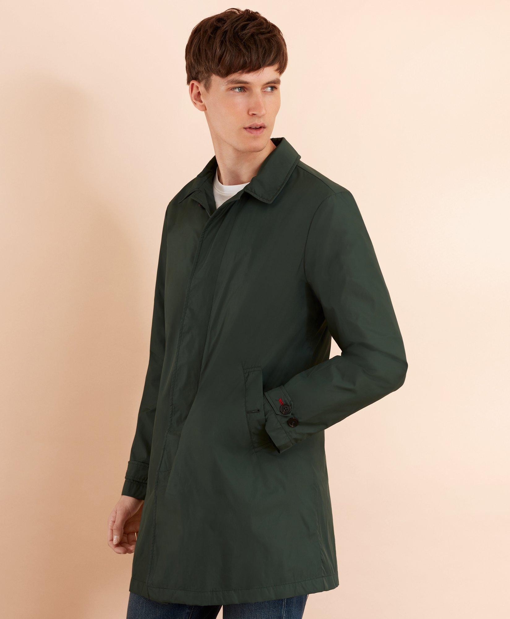 Water-Repellent Packable Trench Coat