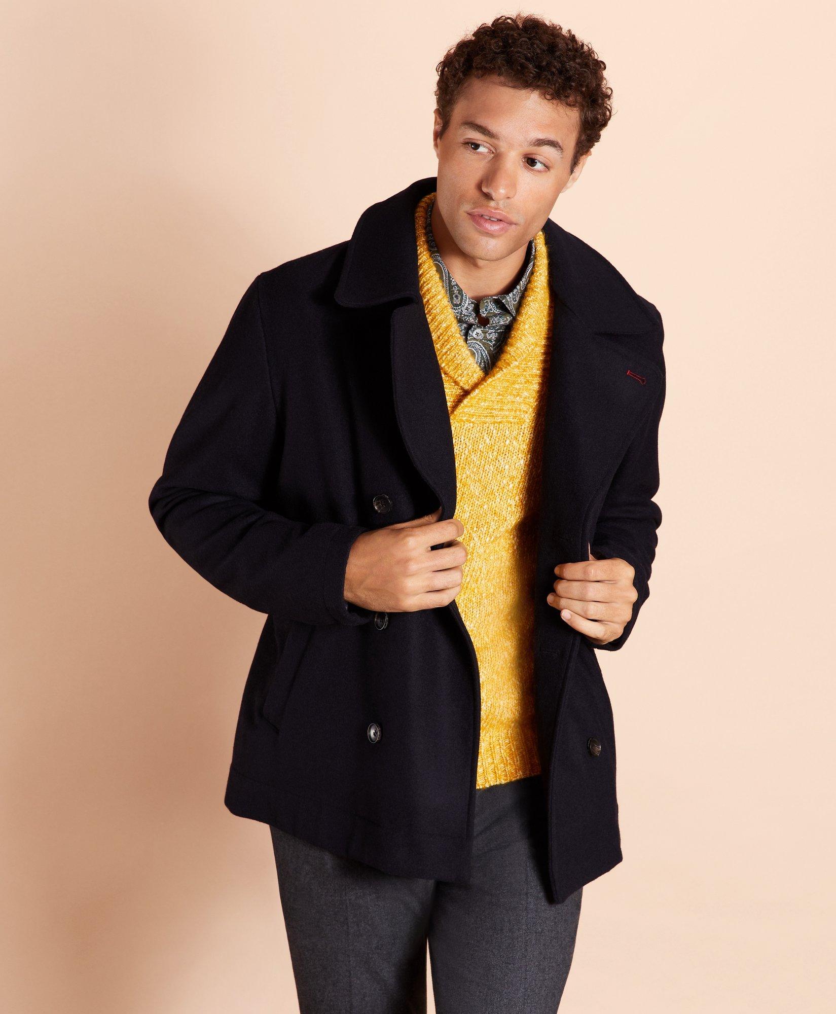 Brooks brothers clearance peacoat