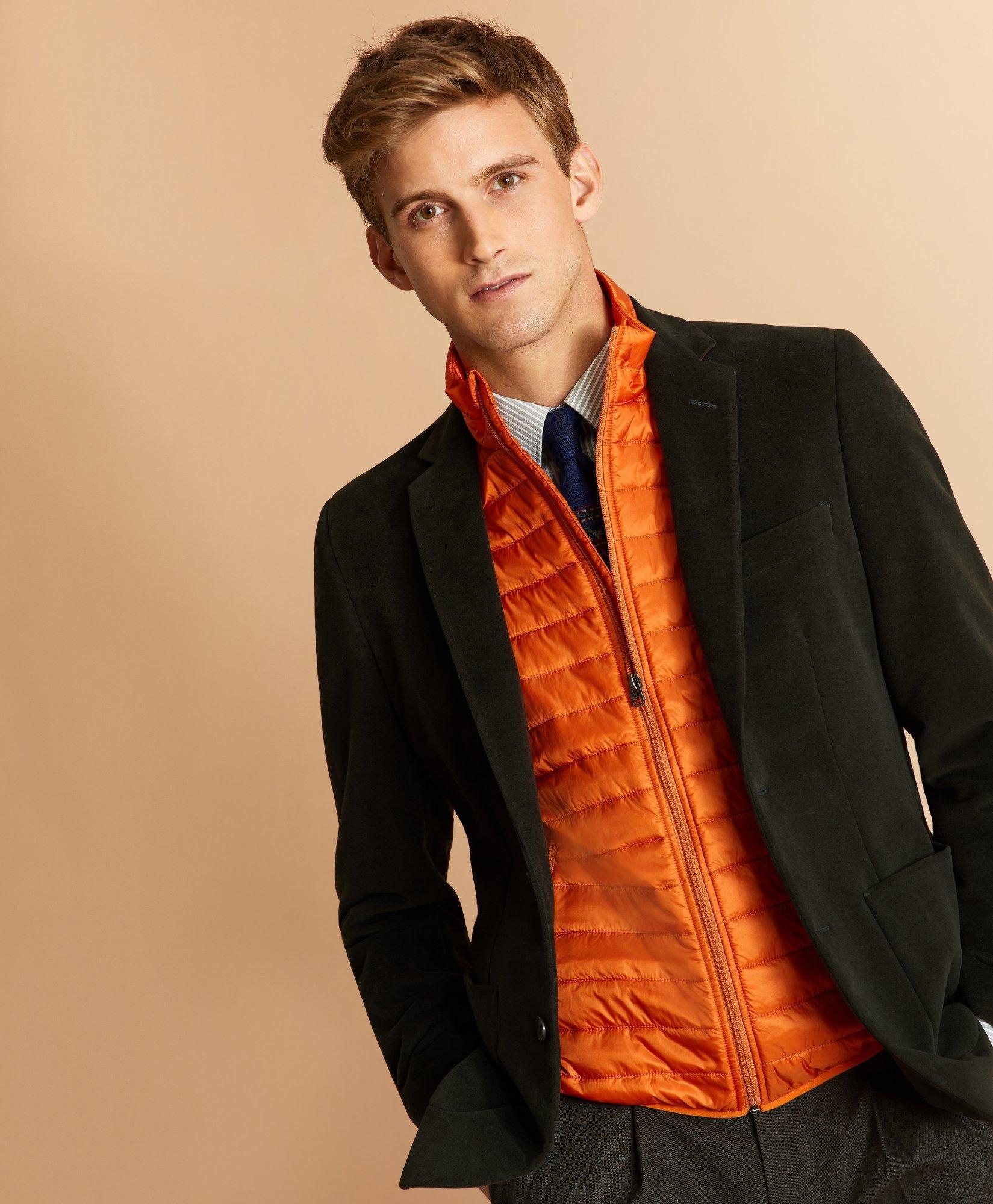 Classic Fit Moleskin Blazer - Otter