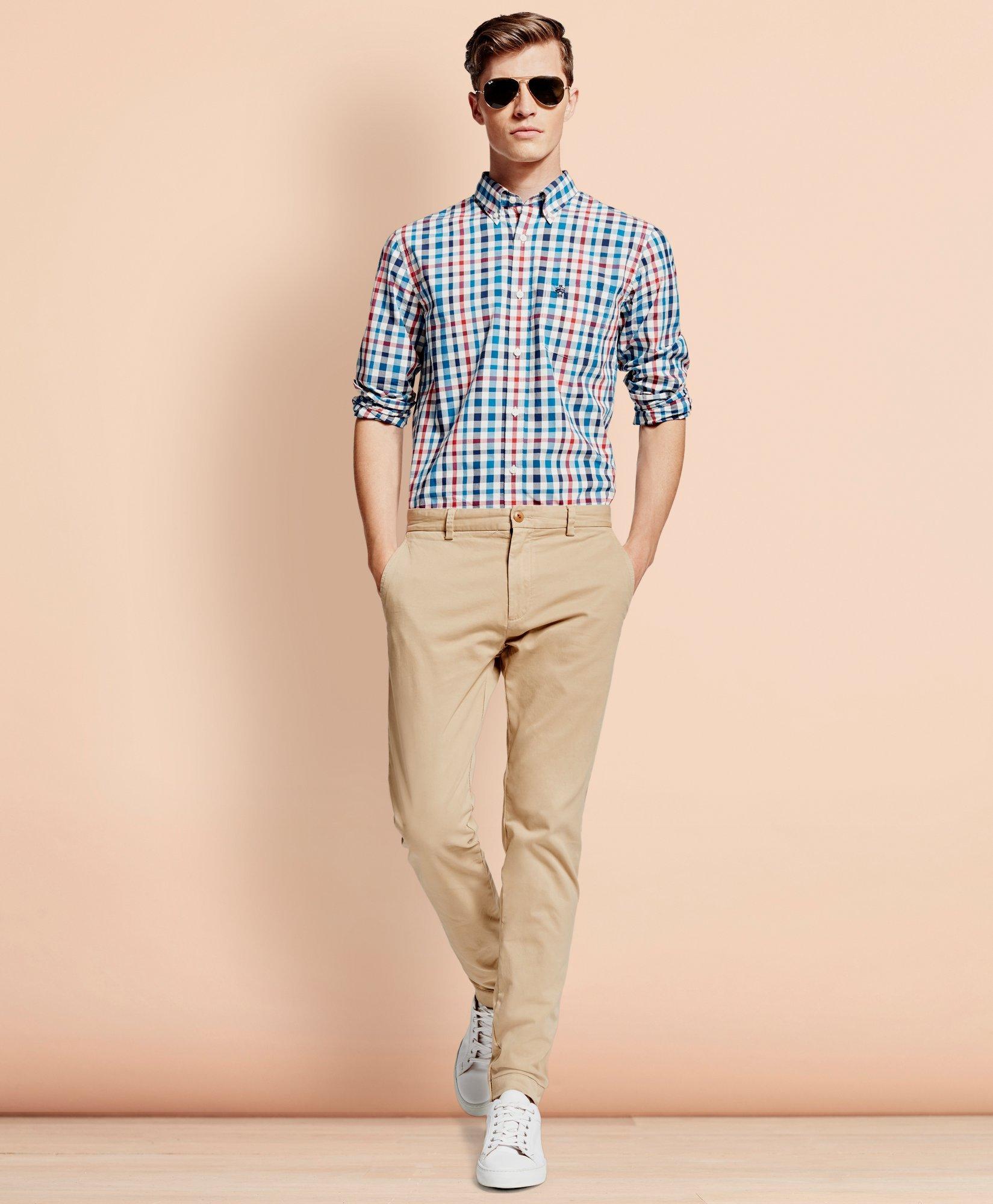 Brooks brothers garment store dyed chinos