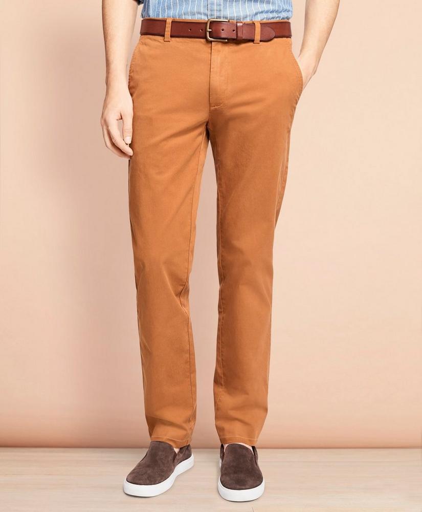 Garment-Dyed Stretch Chinos, image 1
