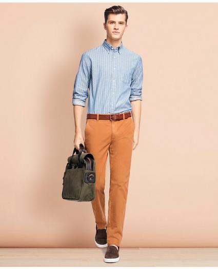 Garment-Dyed Stretch Chinos, image 2
