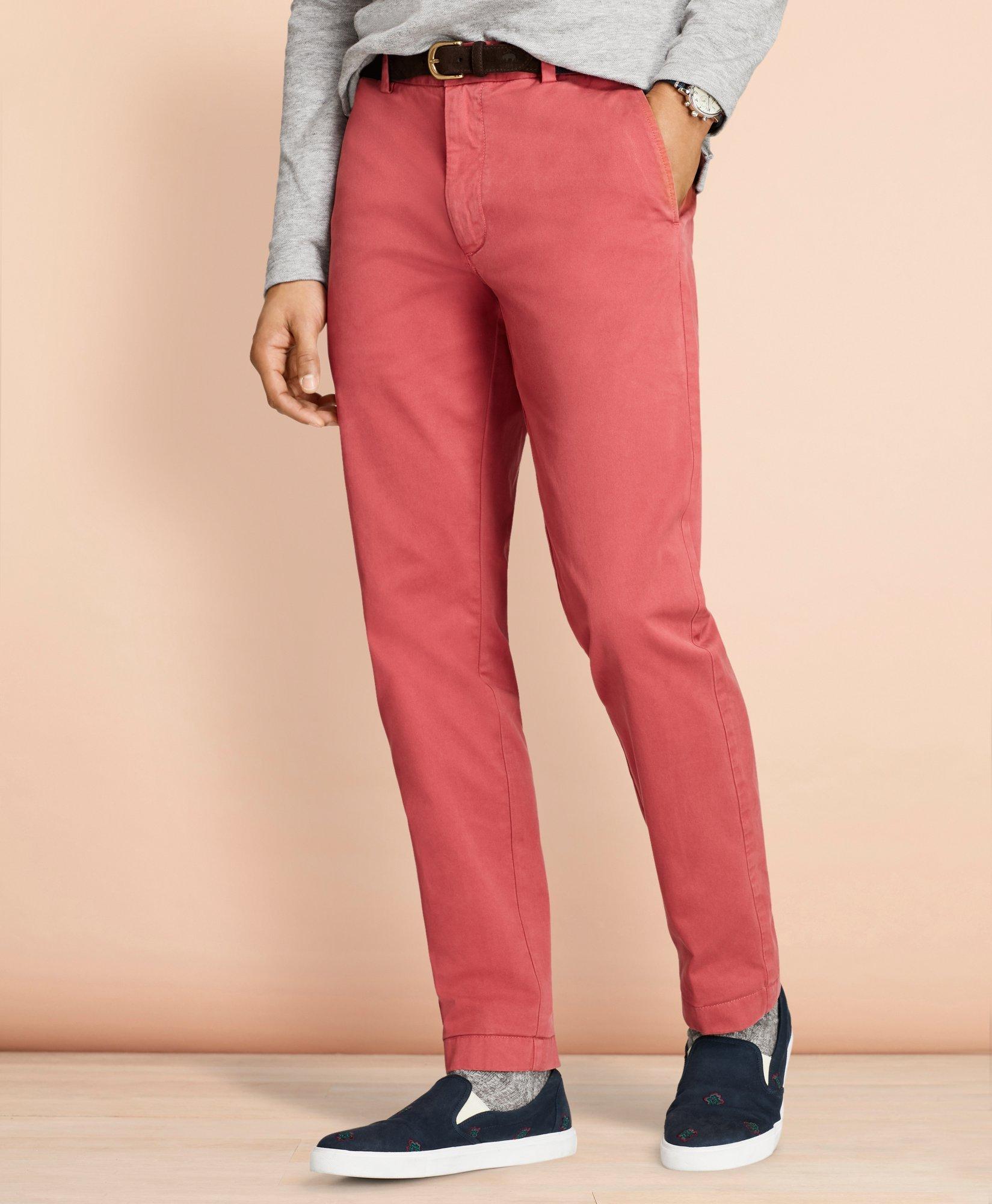 Brooks brothers hot sale red fleece chinos