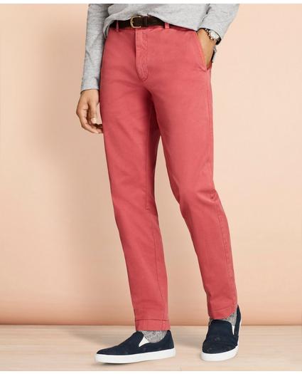 Garment-Dyed Stretch Chinos, image 1