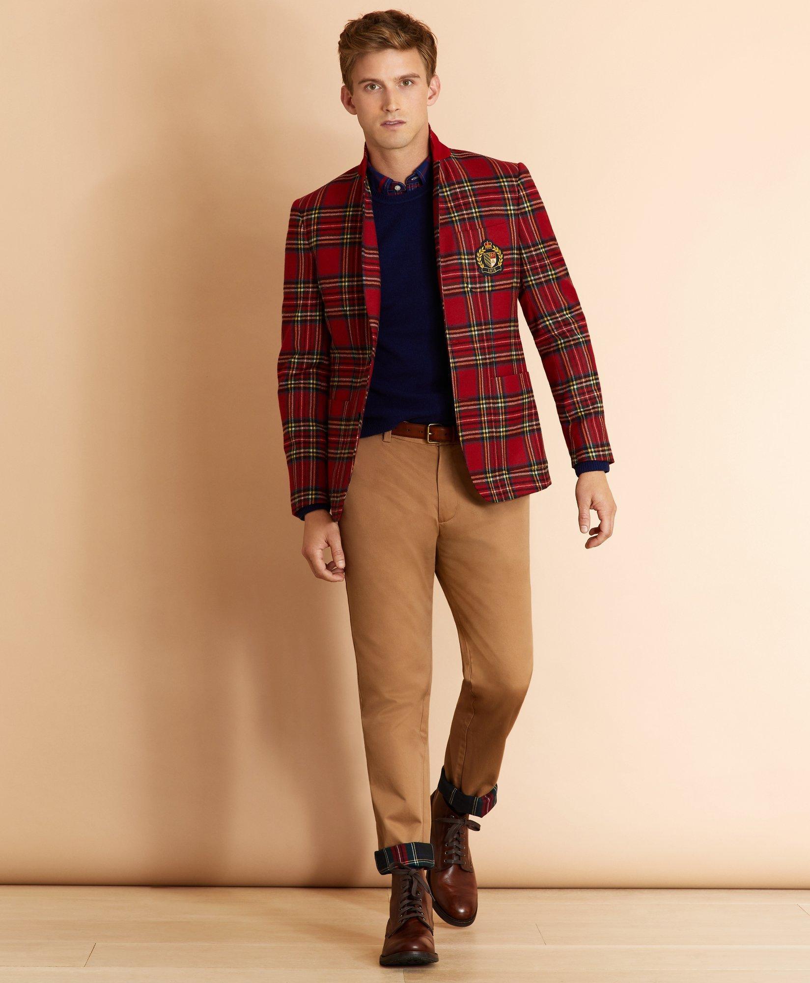 brooks brothers flannel lined chinos