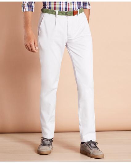 Pleat-Front Twill Chinos, image 1